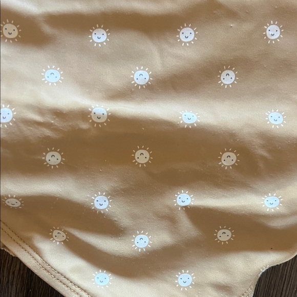 Sunshine Floral Kids Swim One Piece - Picture 3 of 3